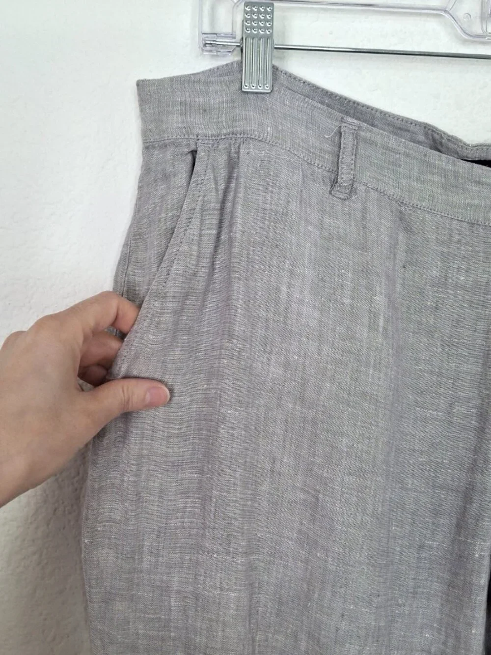 Linen Club Room Luxury Mens 100% Linen Pants Sz 36 X 32 Tapered Preppy Granola